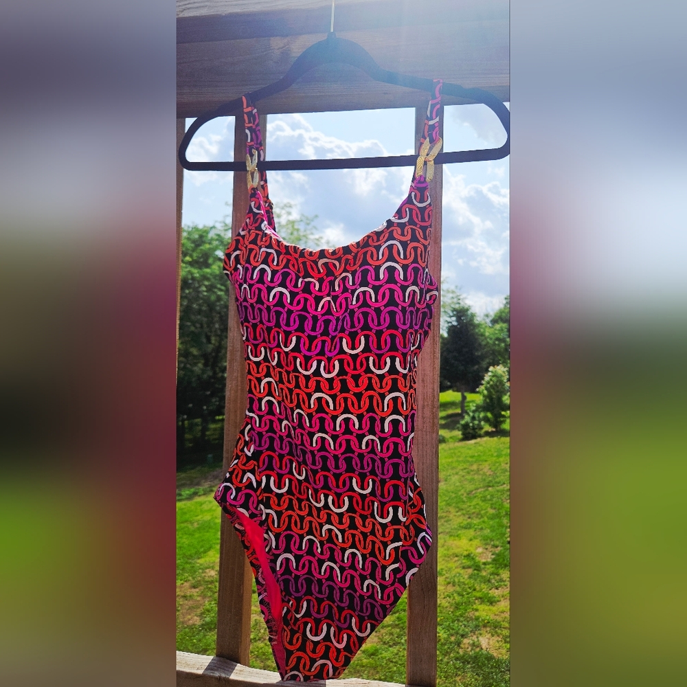Trina Turk Echo One Piece Swimsuit, NWT, Sz 12